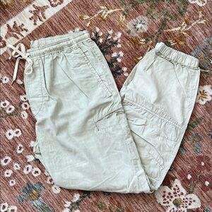 Light Green Casual Cargo Pants